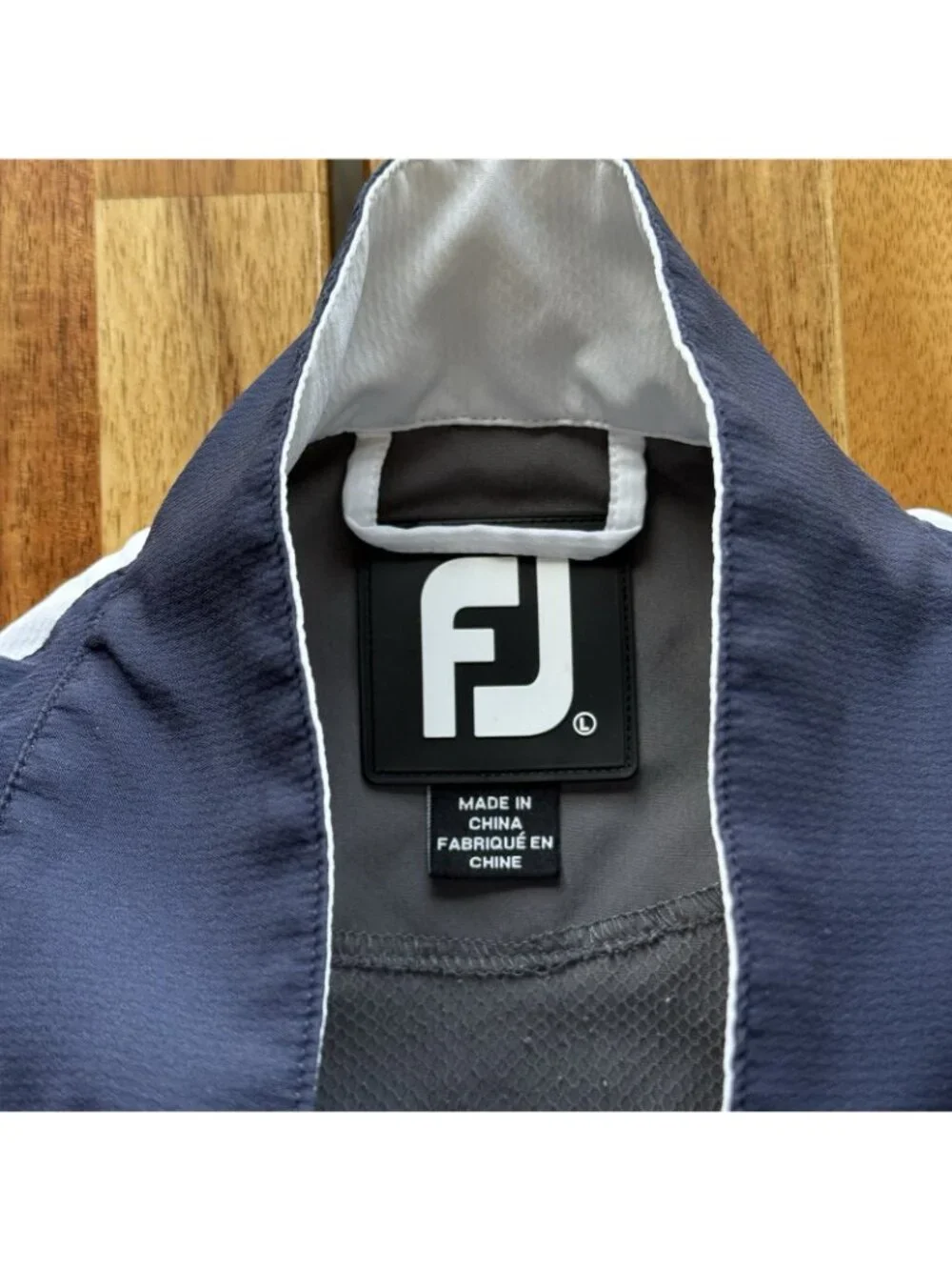 FootJoy FJ Men's 1/2 Zip‎ Short Sleeve Golf Windbreaker Sz Large Coaches Tigers